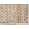 Naturals Light Oak Diamond Pattern Woven Jute Rug, 5'3