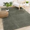 Pascal Green Comfort Shag Rug, 6'7