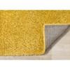 Pascal Yellow Comfort Shag Rug, 3'11