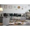 Marisa Green Blue Cream Flower Rug, 5'3