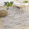 Luca Beige Grey Organic Lines Rug, 5'3
