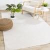 Hayden Light Cream Diamond Block Pattern Rug, 5'3