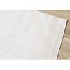 Hayden Light Cream Diamond Block Pattern Rug, 5'3