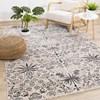 Samira Ornate Leaf Pattern Rug, 5'3