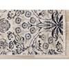 Samira Ornate Leaf Pattern Rug, 5'3