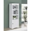 Laughlin 724114 3-shelf Engineered Wood Media Tower - White image 2