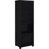 Jupiter 736303-SET 3-piece Entertainment Center 79-inch TV Stand - Black image 10