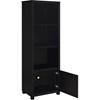 Jupiter 736303-SET 3-piece Entertainment Center 79-inch TV Stand - Black image 11