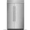 48-inch, 30 cu. ft. Built-in Side-by-Side Refrigerator with Platinum Interior (KBSN748SPS) image 1