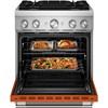 30-inch Freestanding Commercial-Style Dual-Fuel Range (KFDS930SSC) image 2