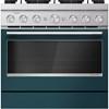 Cuisinière autoportante bi-énergie de style commercial de 36 pouces (KFDS936SAG) image 1