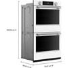 30-inch Built-in Double Wall Oven with Convection Technology (KOED730SWH) image 4