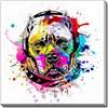 Vibrant Dog in Headphones D4083-2424 image 1