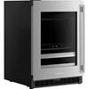 4.8 cu. ft. Undercounter Beverage Center with Glass Door and Wood-Front Racks (KUBL524SSB) image 5