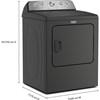 7.0 cu. ft. Electric Dryer with Pet Pro Option (YMED5605RU) image 5