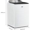 5.2 cu. ft. Top Loading Washer with Pet Pro Option (MTW7205RW) image 7