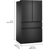 36-inch, 30 cu. ft. French 4-Door Refrigerator (WRMF3336SV) image 4