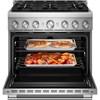 36-inch Slide-in Gas Range with 6 Burners (KFGS936SSS) image 2