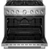 36-inch Slide-in Gas Range with 6 Burners (KFGS936SSS) image 3