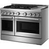 48-inch Freestanding Gas Range with 6 Burners and Griddle (KFGD948SSS) image 5