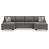 Seyler Lane Fabric Full Sleeper Sectional (4840516/4840571/4840517) image 2
