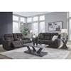 Brysonview Reclining Leather Look Loveseat with Console () image 10