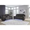 Brysonview Reclining Leather Look Loveseat with Console () image 12