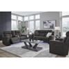 Brysonview Reclining Leather Look Loveseat with Console () image 13