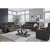 Brysonview Reclining Leather Look Loveseat with Console () image 14