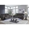 Brysonview Reclining Leather Look Loveseat with Console () image 8