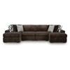 Midnight-Madness Fabric 4 pc Sectional (9810416/9810417/9810446/9810446) image 1
