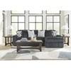 Midnight-Madness Fabric 2 pc Sectional (9810566/9810517) image 3