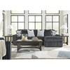 Midnight-Madness Fabric 2 pc Sectional (9810566/9810517) image 4