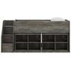 Frandern B4480B25 Twin Loft Bed with Bookcase Storage image 3