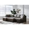 Castille Way Leather Look Queen Sleeper Sectional () image 8