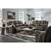 Lowilla Reclining Leather Look Loveseat with Console (PC6450694) image 14