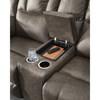 Lowilla Reclining Leather Look Loveseat with Console (PC6450694) image 6
