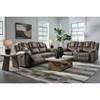 Lowilla Reclining Leather Look Loveseat with Console (PC6450694) image 9
