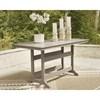 Seacliff Beach PCP228-642 Rectangular Counter Table with Umbrella Option image 4
