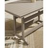 Seacliff Beach PCP228-642 Rectangular Counter Table with Umbrella Option image 5
