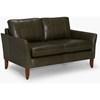 Causeuse fixe en cuir (77172-03-SARATOGA-MARSH) image 1