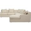 Windsor Fabric 3 pc Sectional (77176-39/77176-14/77176-15-ROWEN-CREAM) image 3