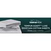 TEMPUR-Adapt Luxe Egyptian Cotton Sheets - Graphite (Twin XL) image 2
