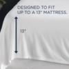 TEMPUR Rayon from Bamboo Sheet Set White (California King ) image 3