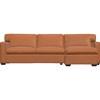 Madison Leather 2 pc Sectional (77651-92/77651-15-APPALOOSA-BURNT-ORANGE) image 2