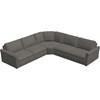 Madison Fabric 3 pc Sectional (77656-92/77656-9W/77656-93-CATRIN-PEPPERCORN) image 1