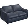 Causeuse fixe Madison Modern English en cuir (77658-03-SARATOGA-MARLIN) image 1