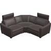 Mobilier modulaire 3-pièces Charli motorisé en cuir (77743-E3/77743-90/77743-E4-REIN-BRUIN) image 1