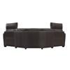 Mobilier modulaire 3-pièces Charli motorisé en cuir (77743-E3/77743-90/77743-E4-REIN-BRUIN) image 3