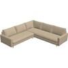 Mobilier modulaire 2-pièces Lexi en tissu (77694-92/77694-40-CATRIN-GRECIAN-LINEN) image 1